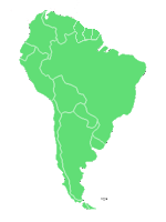 Map South America